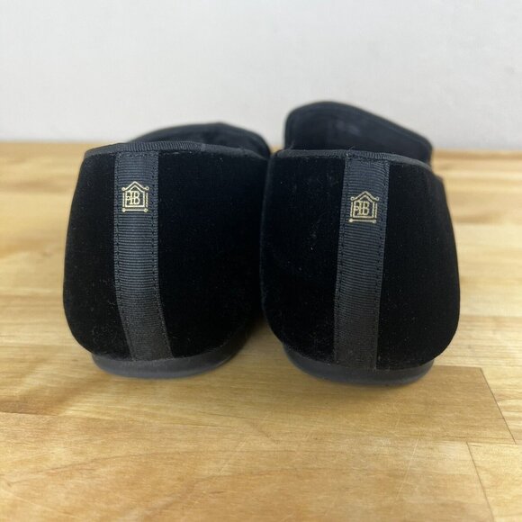 Birdies The Starling Loafer Flats Shoes Black Velvet Women's Size 9 - Picture 4 of 9